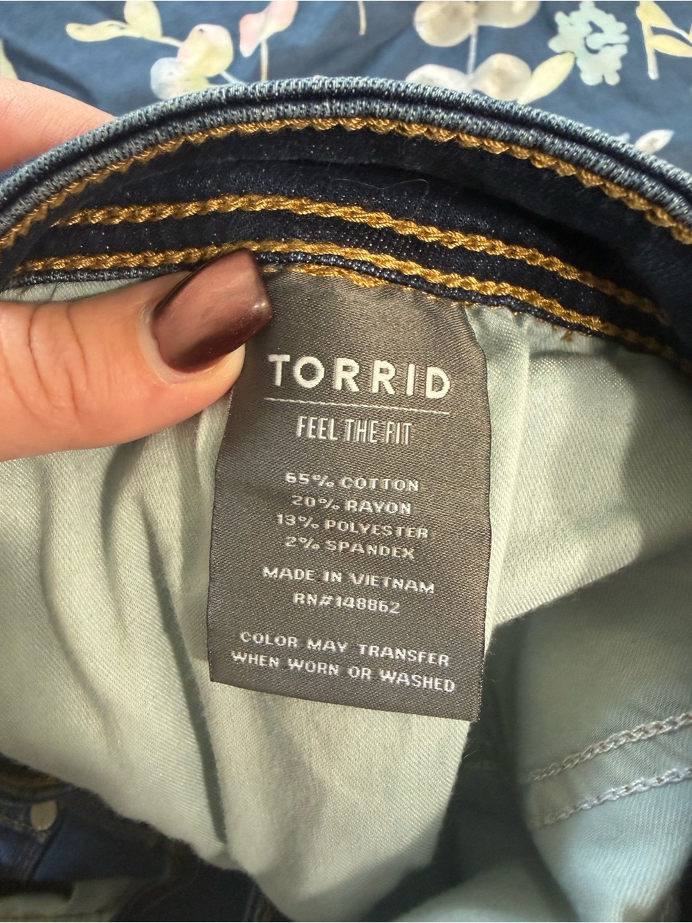 Torrid Dark Wash Bermuda Shorts Plus Size 26W - Picture 4 of 7
